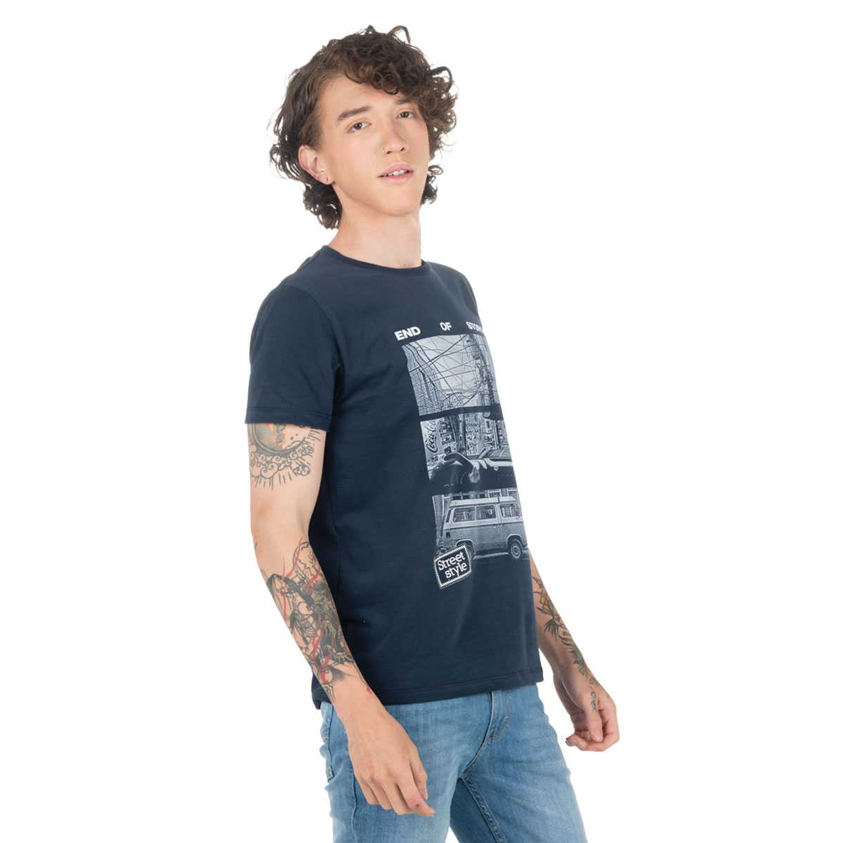 Camiseta Básica con Estampado