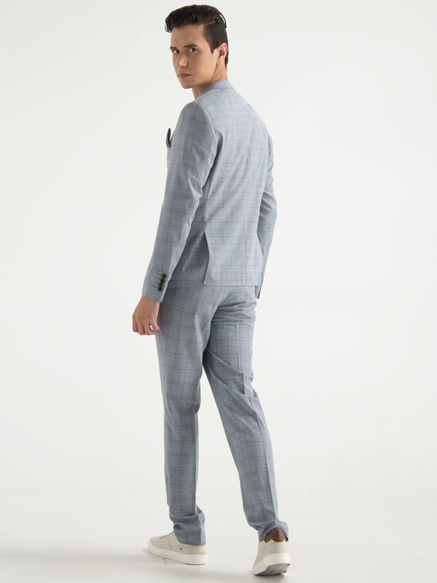 Terno Slim Fit Gris