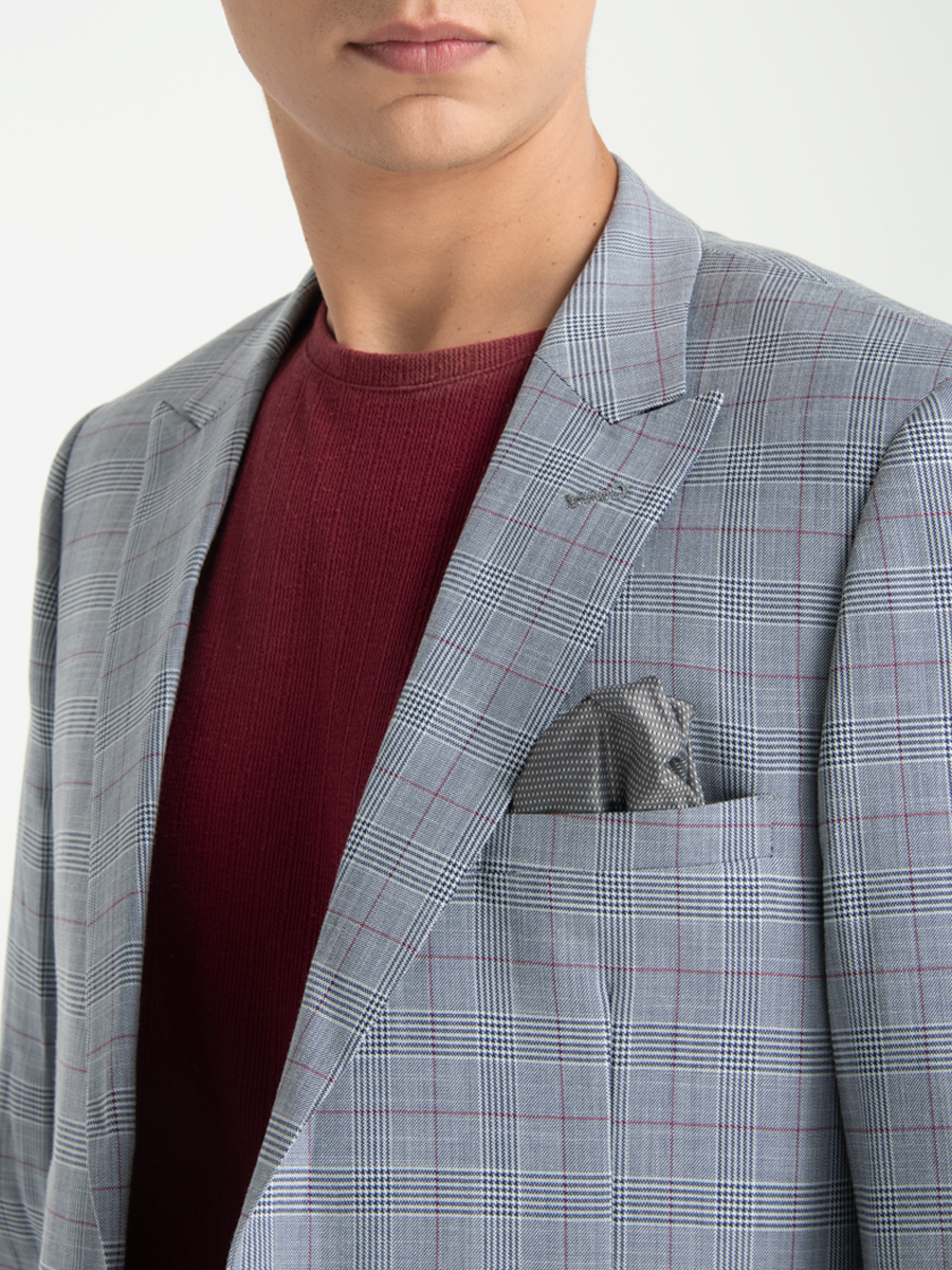 Terno Slim Fit Gris