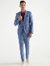 Terno Slim Fit Celeste