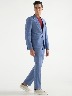 Terno Slim Fit Celeste
