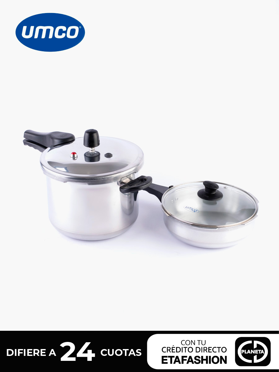 Set de Ollas UMCO de presión Inducción 6 y 2 Lts