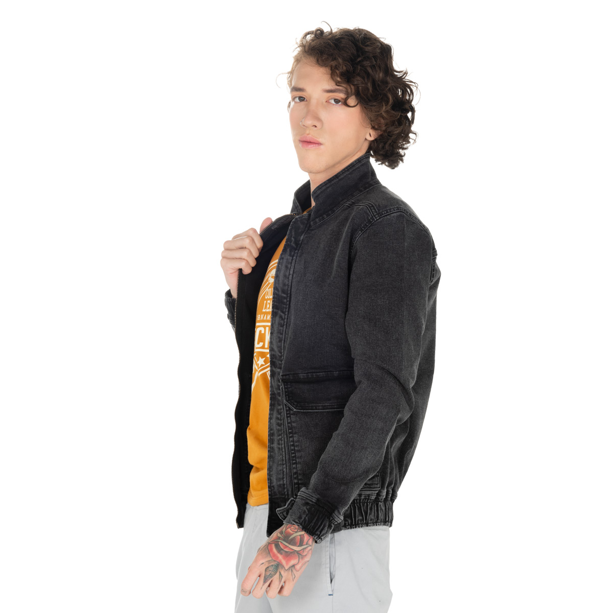 Chaqueta de Jean Negro