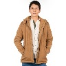 Chaqueta Parka Camel
