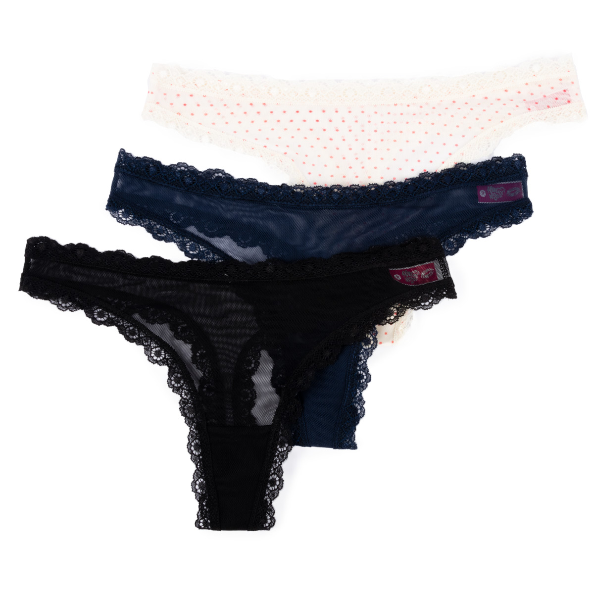 Lace pack Thong