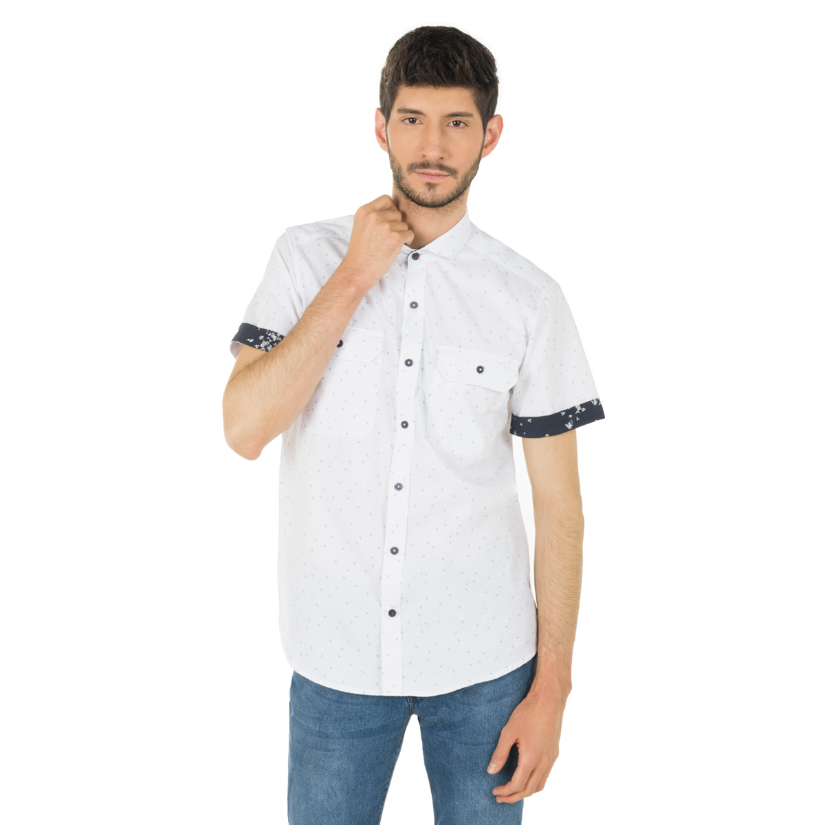Executive club - Hombres classic camisa fantasia