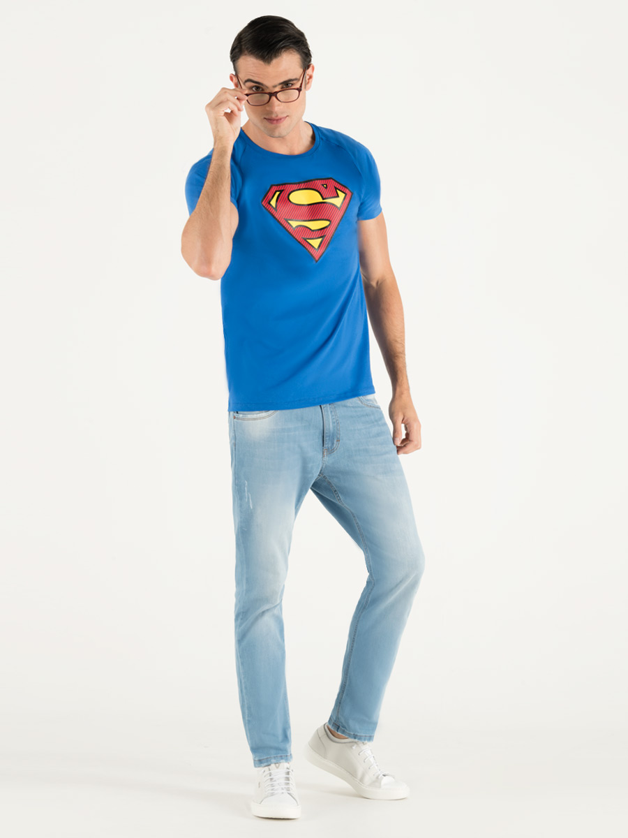 Camiseta superman, camiseta para hombre, camiseta blanca, camiseta cuello  redondo, camiseta para regalar.