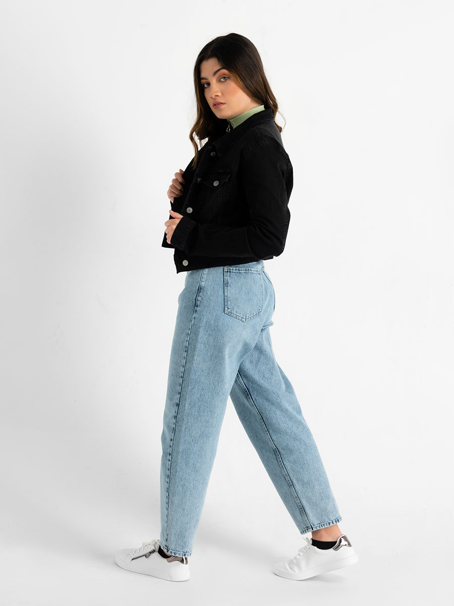 Chaqueta Denim Negra