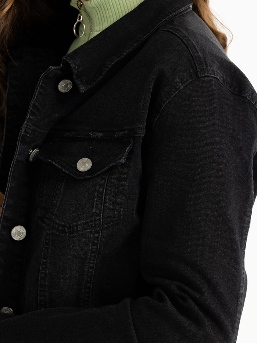 Chaqueta Denim Negra