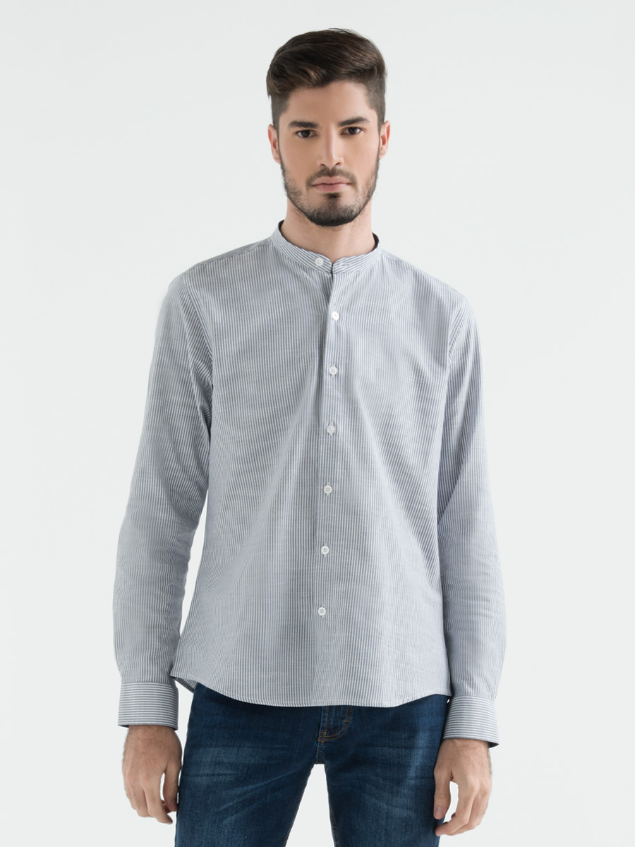 Camisa Formal Cuello Mao
