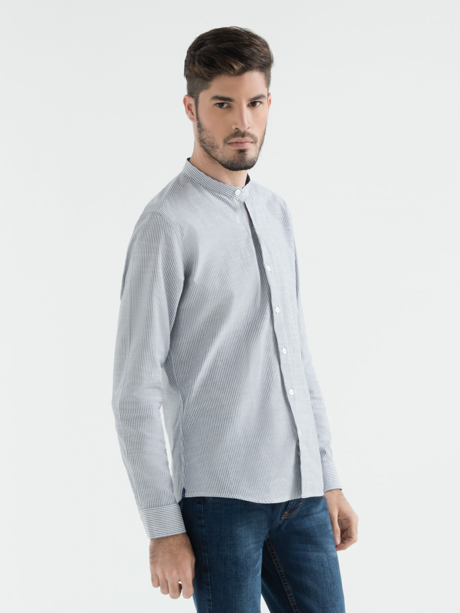 Camisa Formal Cuello Mao