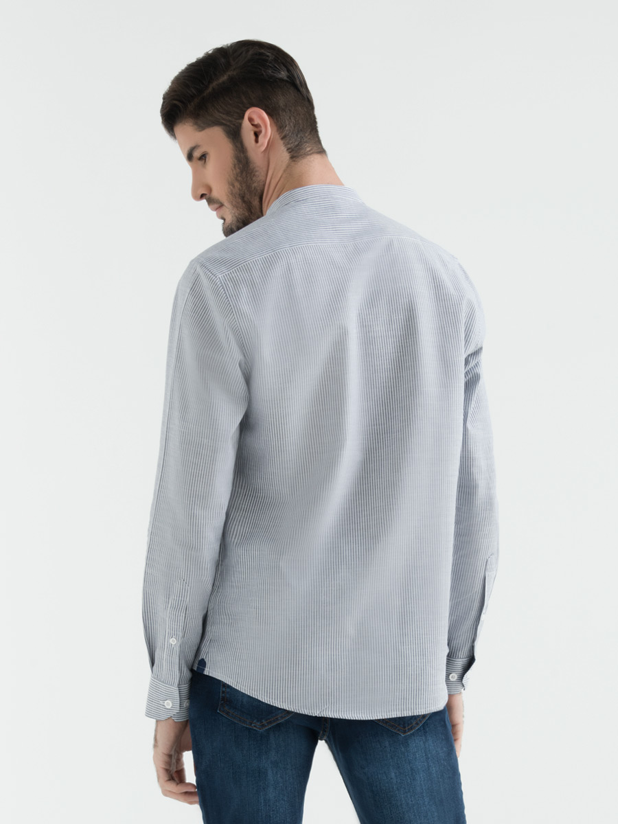 Camisa Formal Cuello Mao