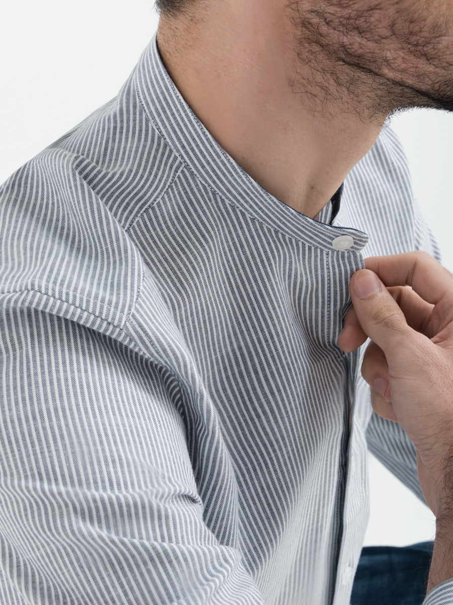 Camisa Formal Cuello Mao