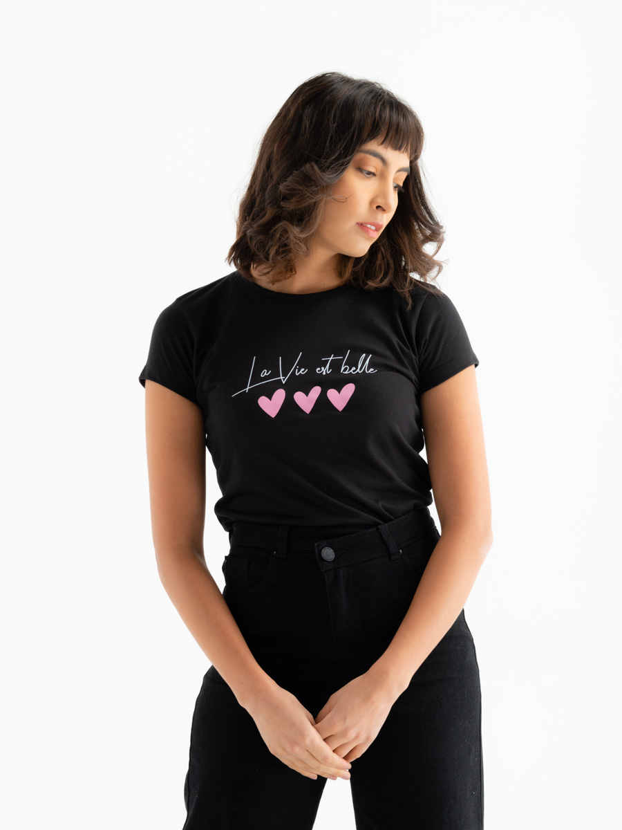 Camiseta La Vie Est Belle