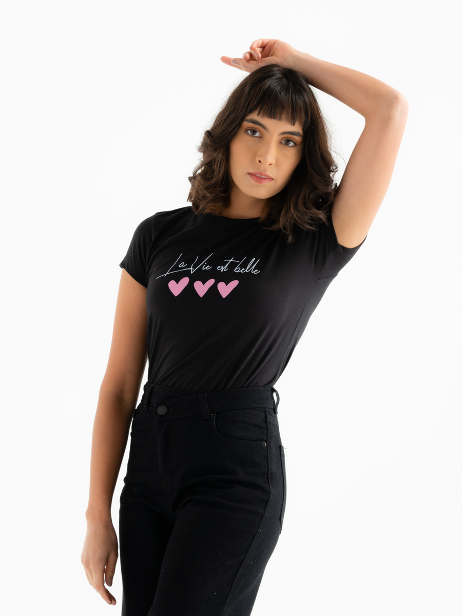 Camiseta La Vie Est Belle