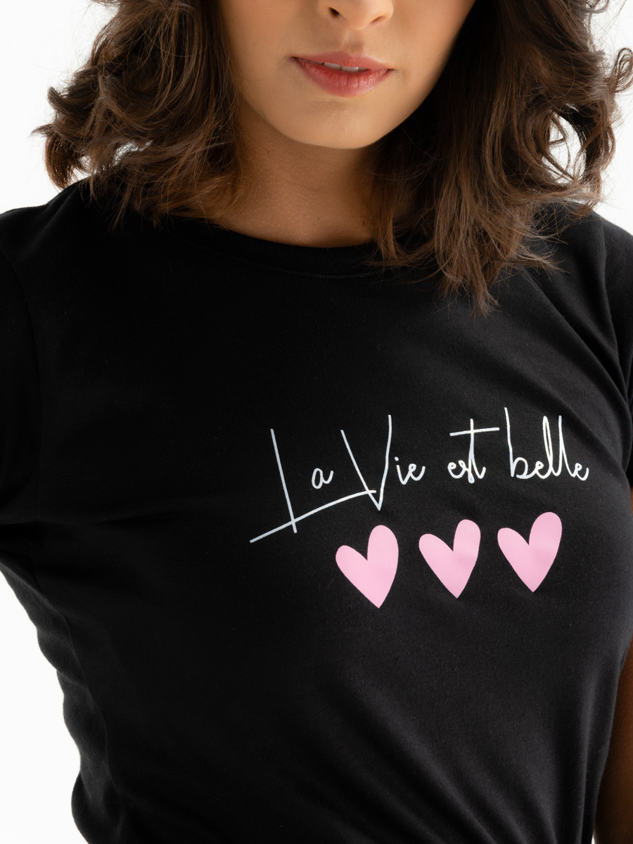 Camiseta La Vie Est Belle