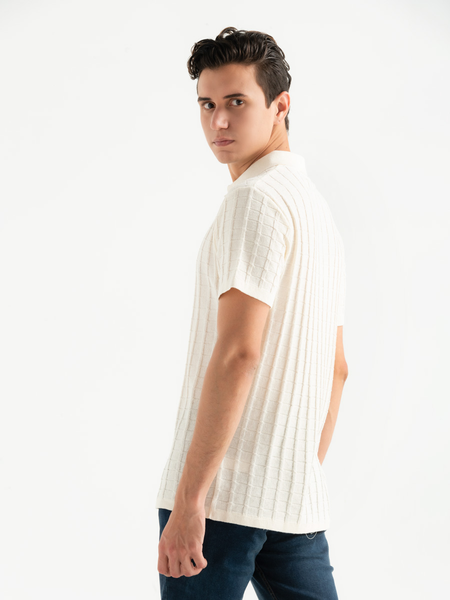 Camiseta Polo Textura