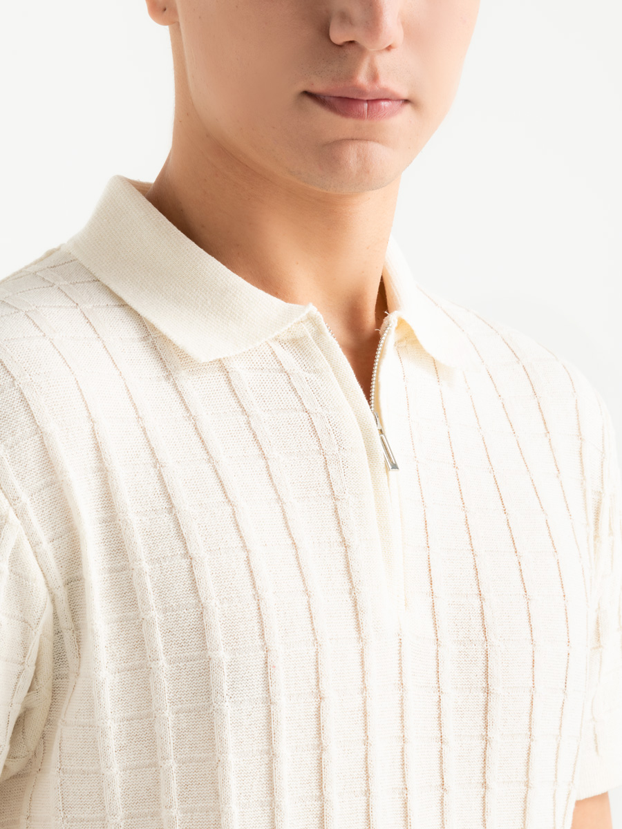 Camiseta Polo Textura