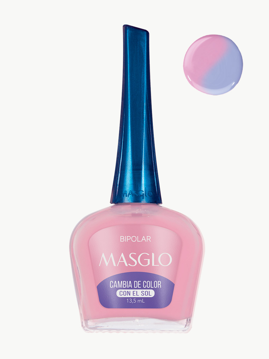 Masglo - Kit Esmaltes Fotocromáticos Gama Rosado