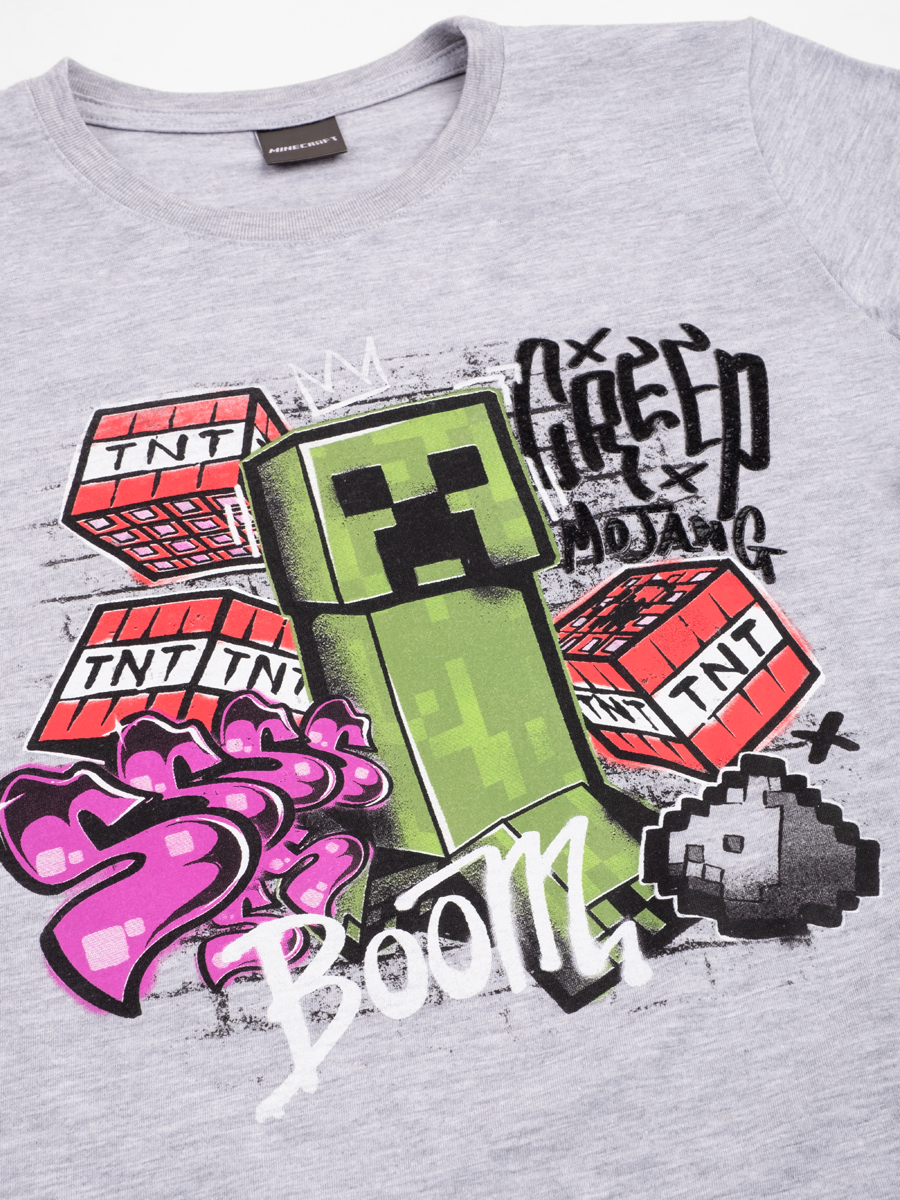 Camiseta Minecraft Boom