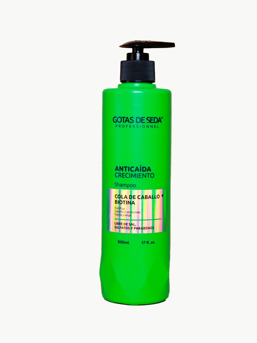 Shampoo Anticaída y Crecimiento- Gotas de seda