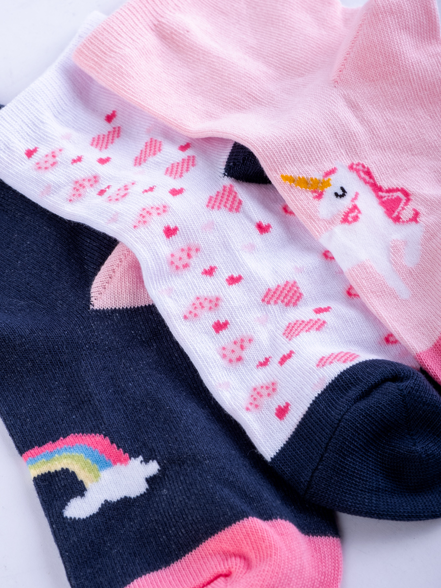 Set X3 Medias Unicornio