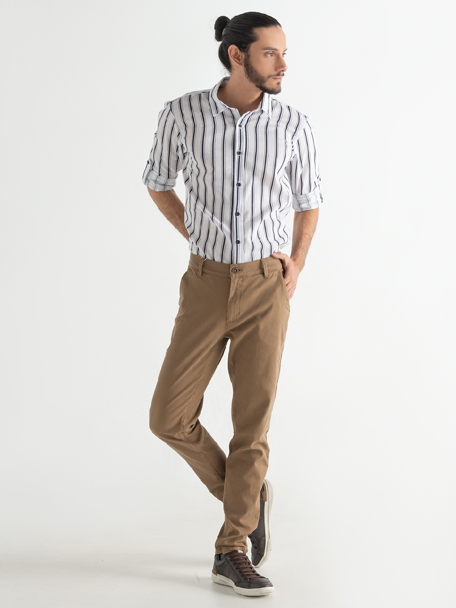 Pantalón con textura
