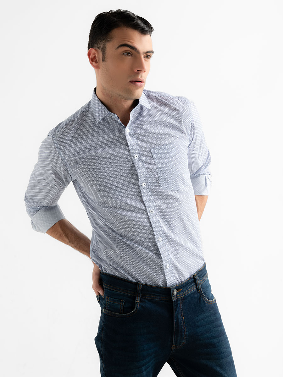 Camisa con solapa