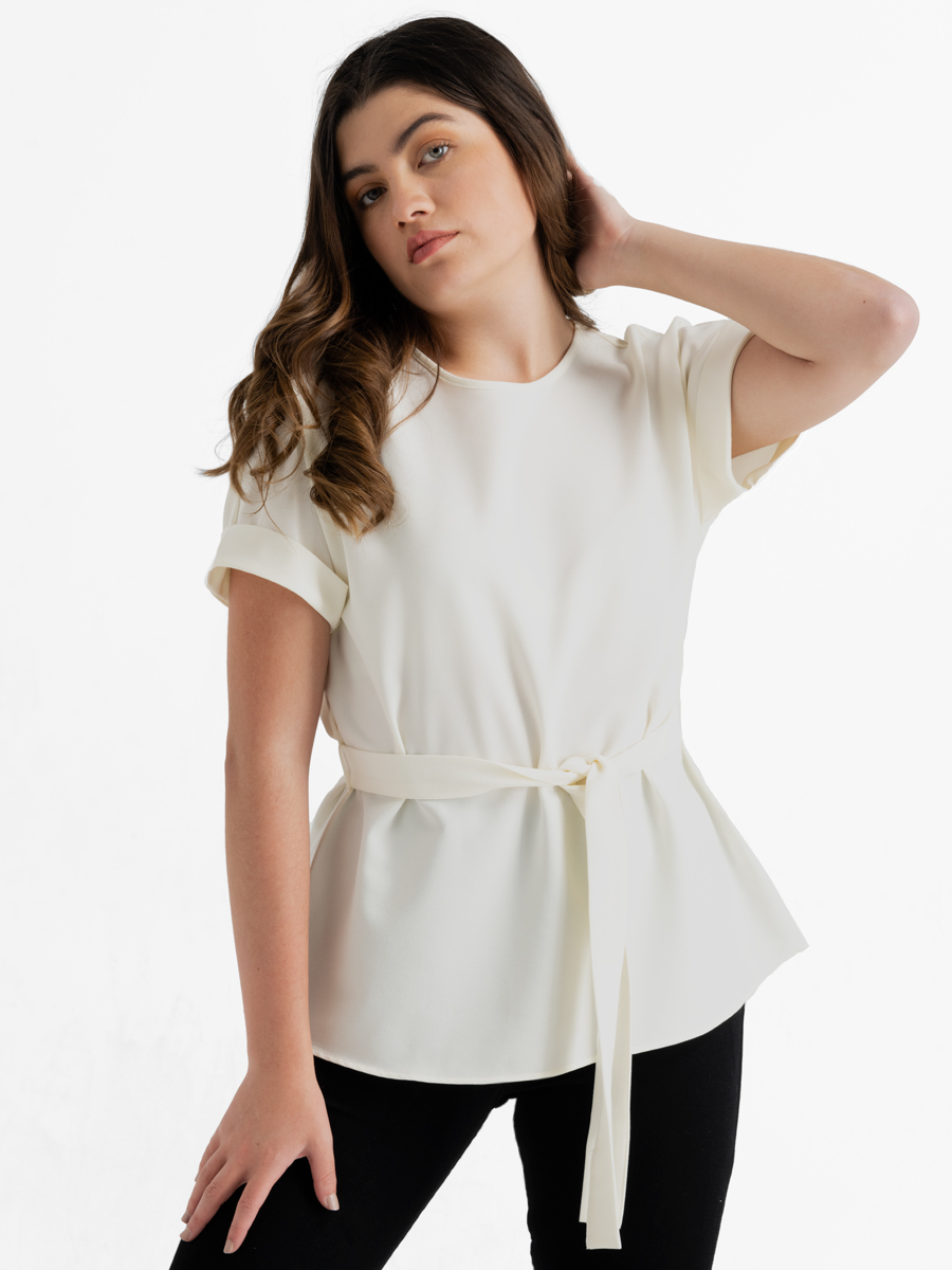 Blusa con Cinturón