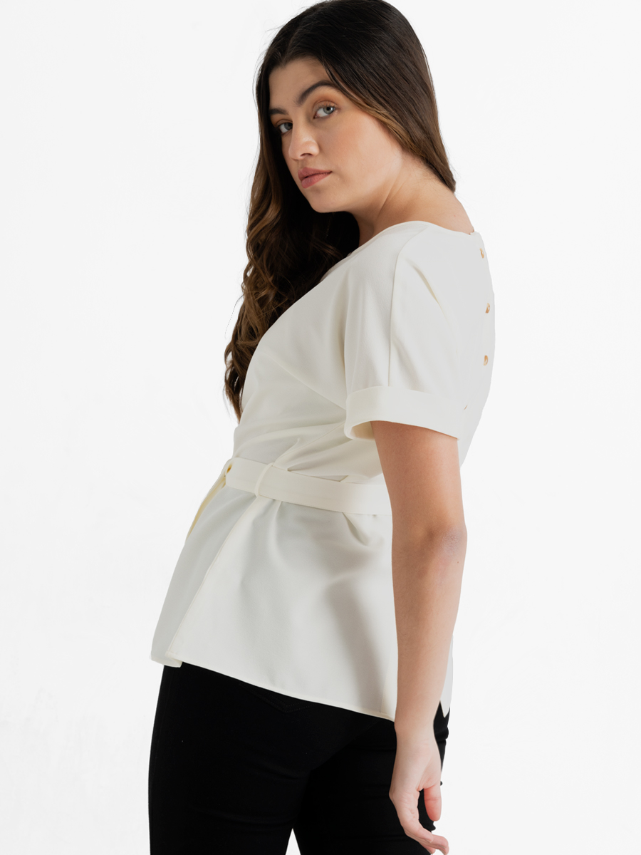 Blusa con Cinturón