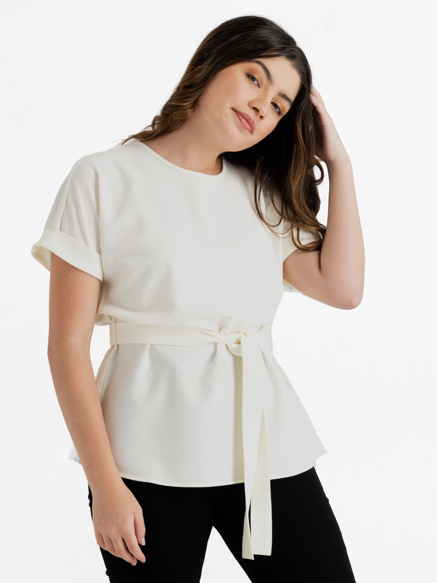 Blusa con Cinturón