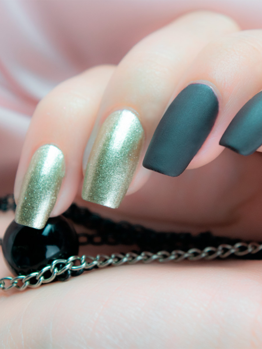 Masglo - Esmalte Brillo con Partículas Gama Dorado