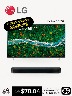 Tv LG4K 70” + Barra de Sonido LG SK1