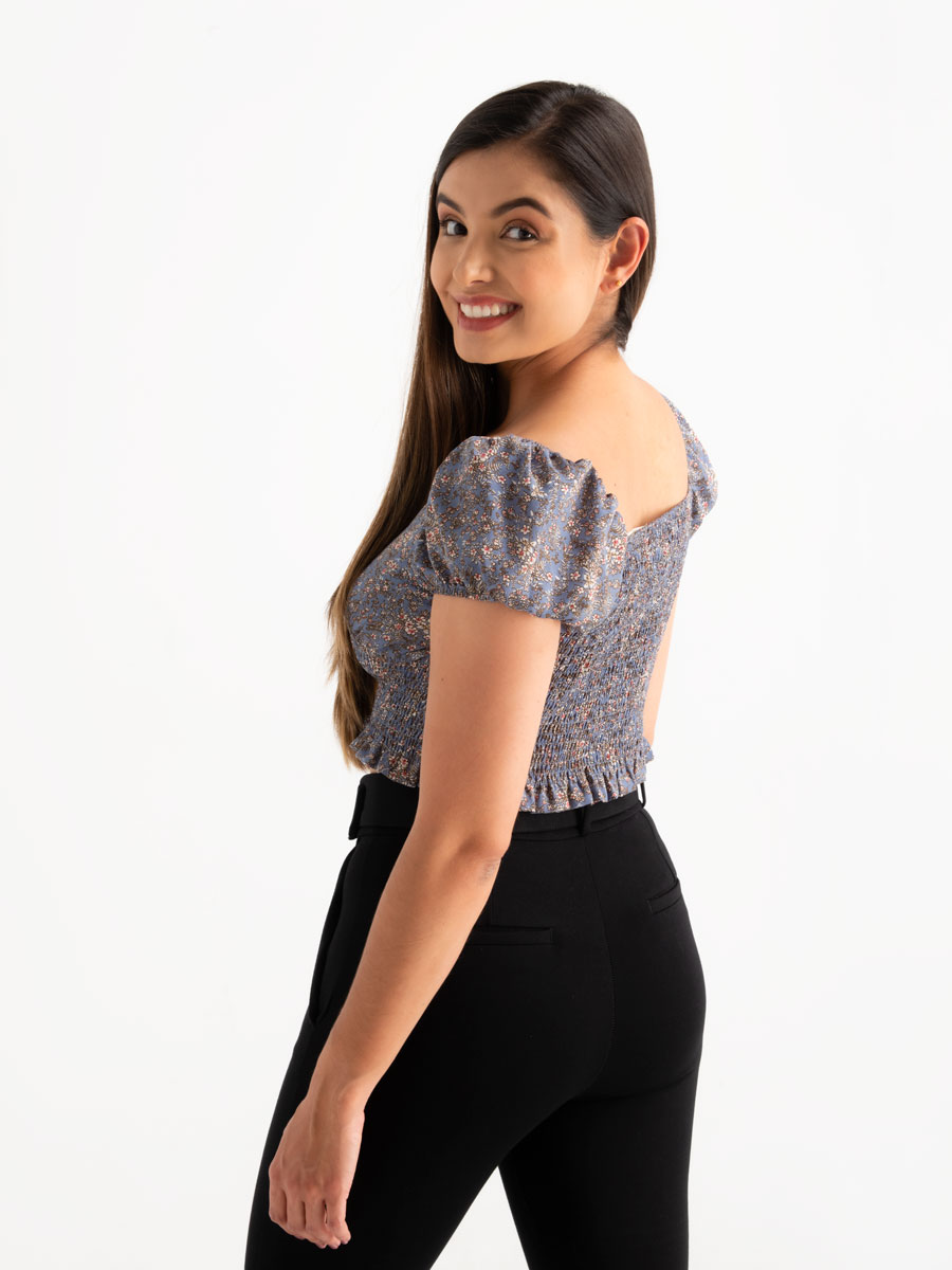 Blusa Floreada