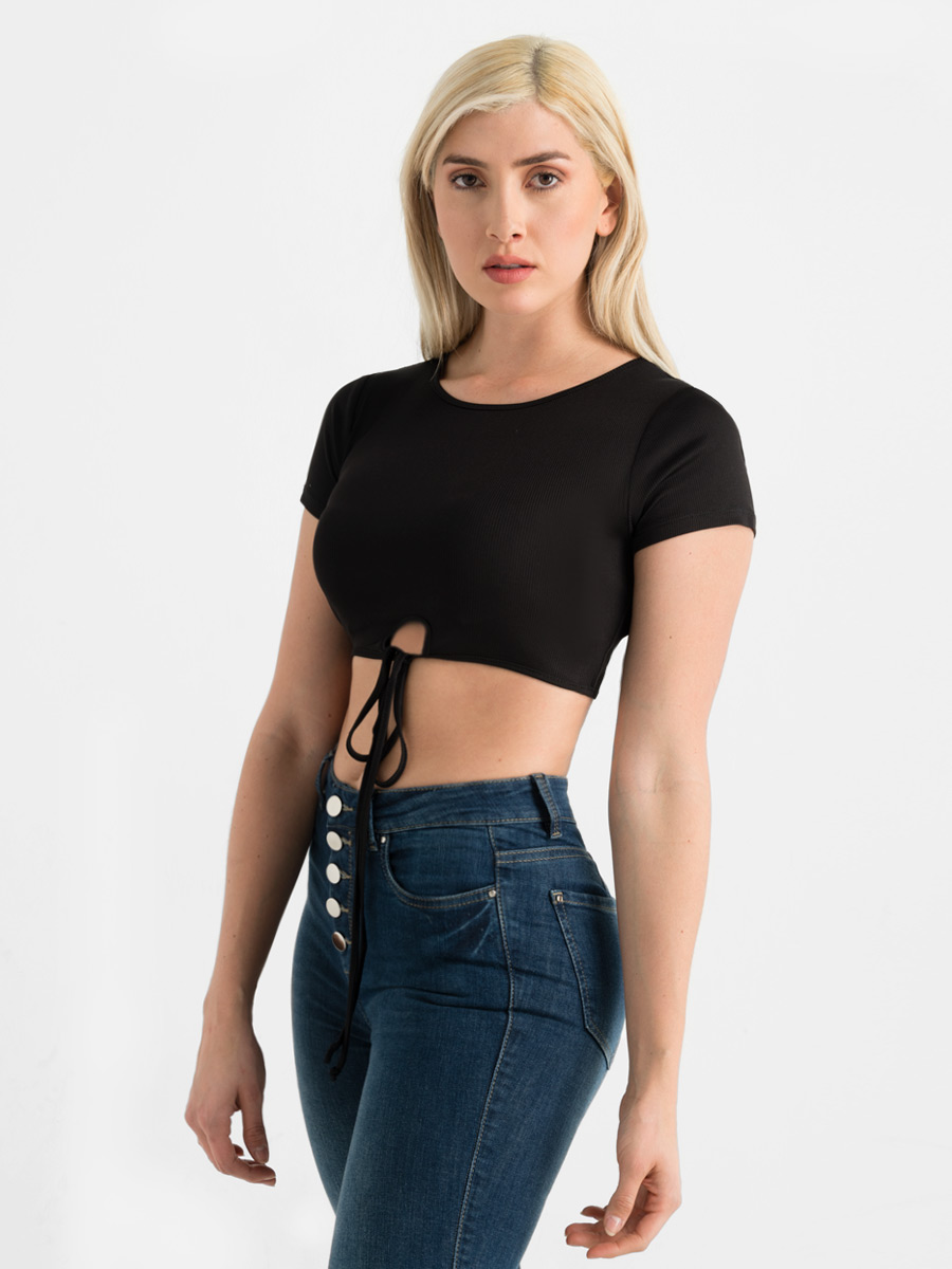 Crop Top con Amarre