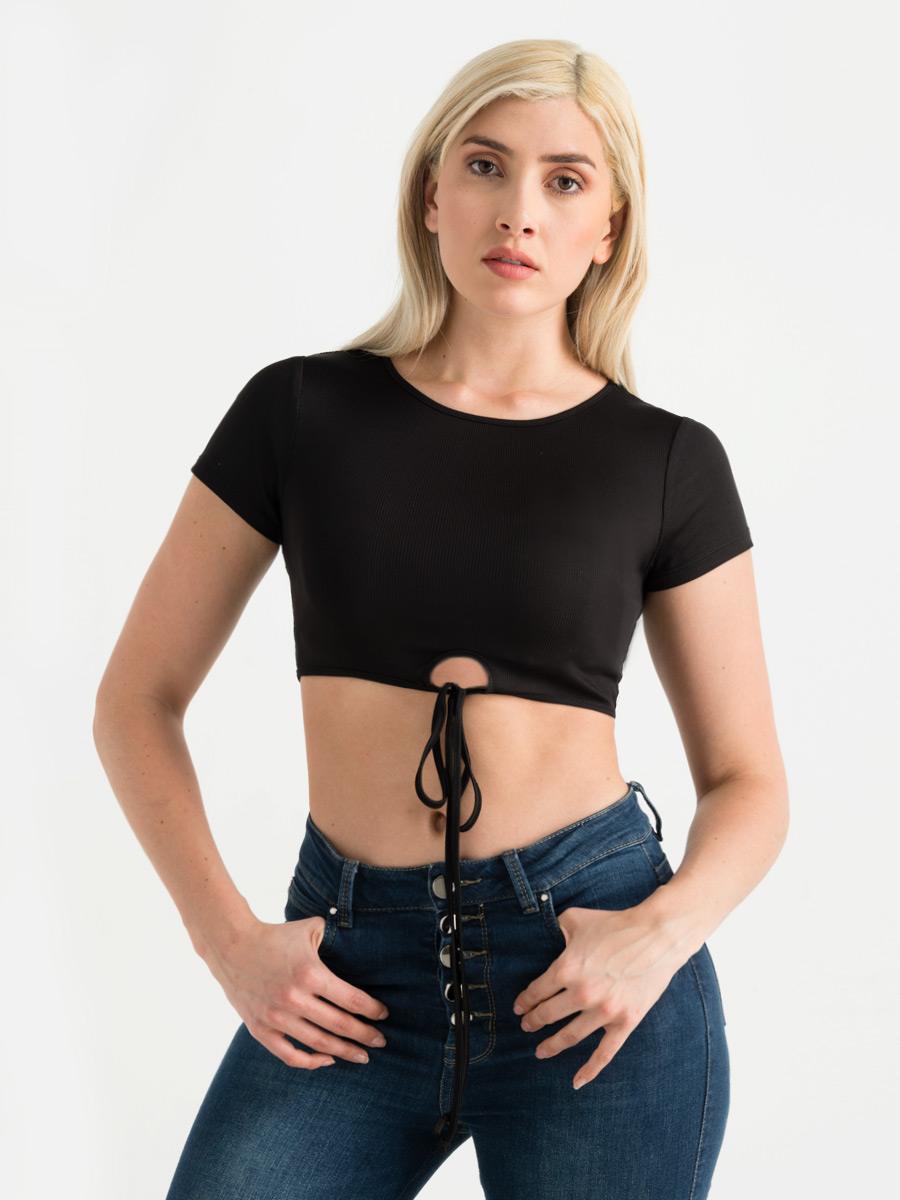 Crop Top con Amarre