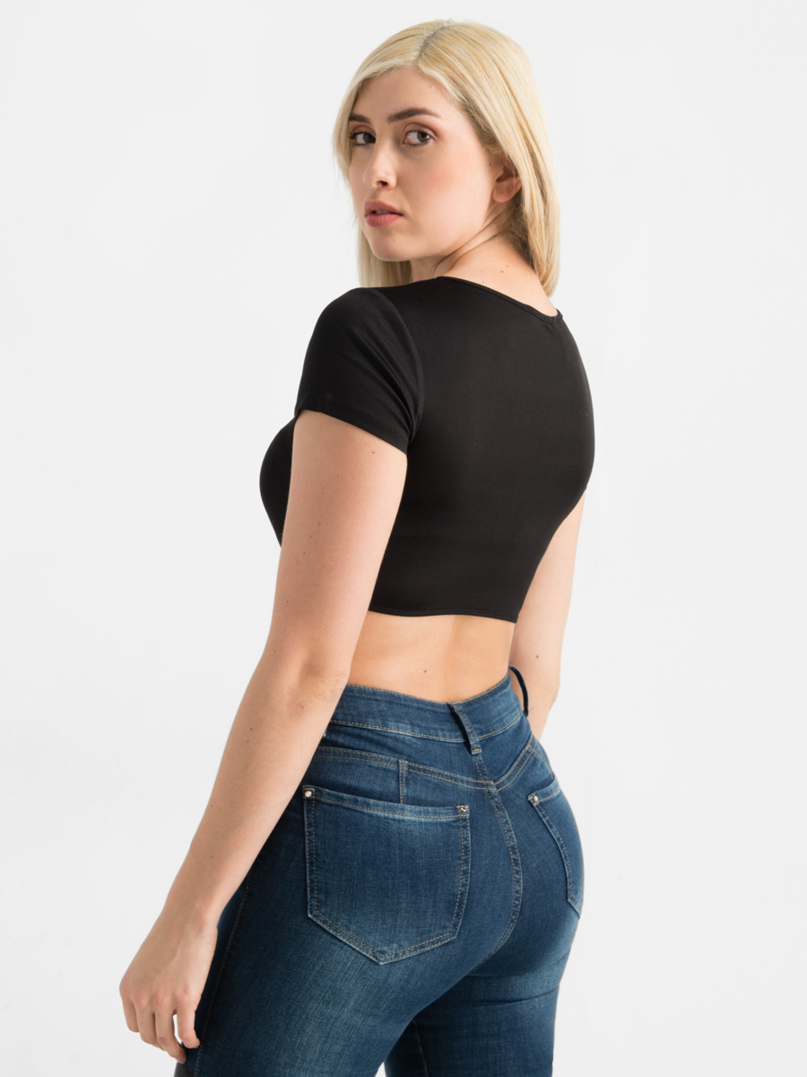 Crop Top con Amarre