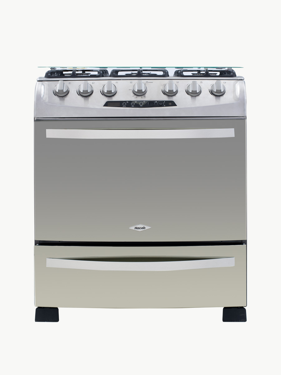 Cocina a Gas Haceb HA-OREGANO 76 Ultra| Inox