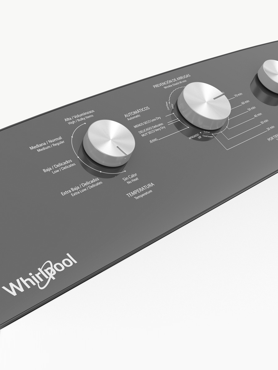 Secadora de Ropa a Gas WH-7MWGD2140JB - Whirlpool