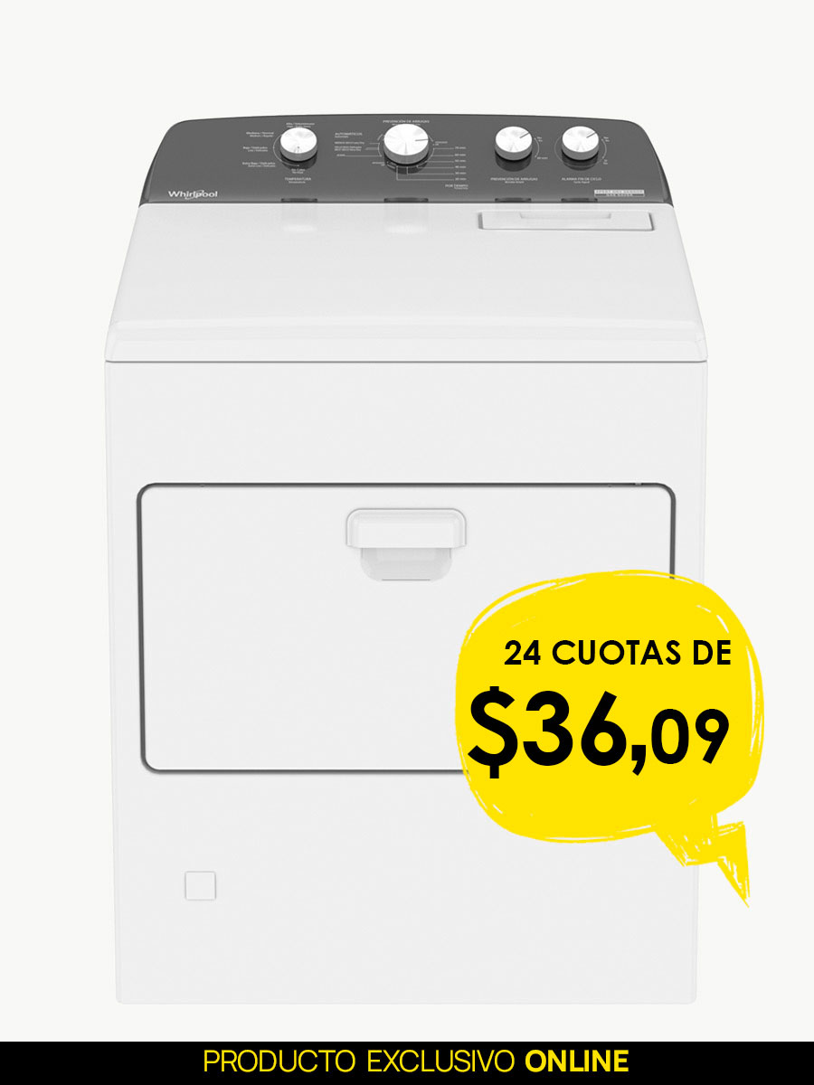 Secadora de Ropa a Gas WH-7MWGD2140JB - Whirlpool