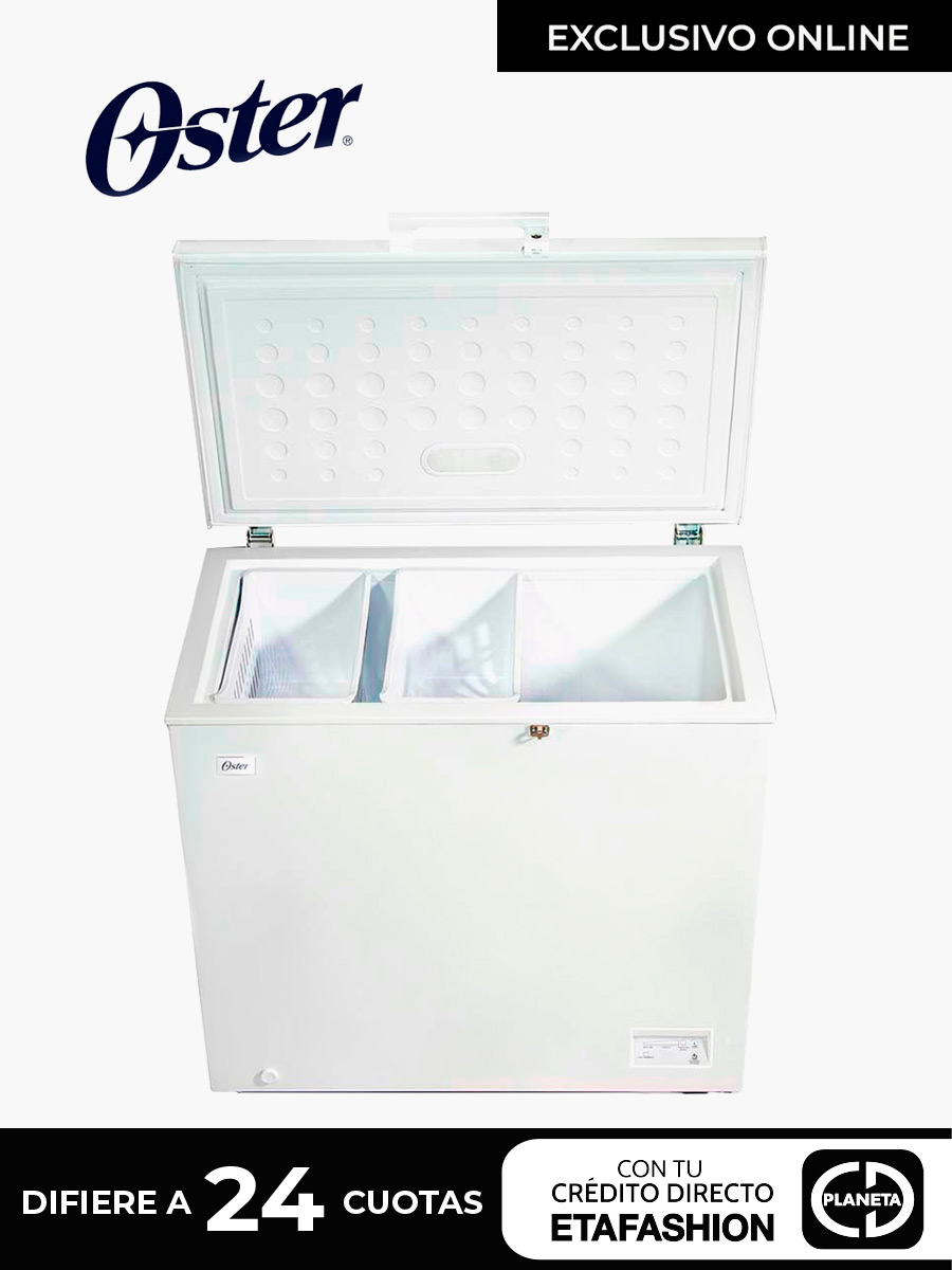 Congelador Horiz Oster OS-CF7002WE 200 Lts / Blanco