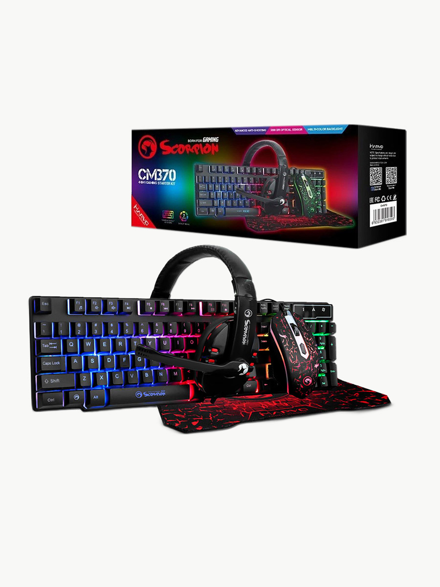 Kit 4 en 1 Scorpion CM-370 - Marvo
