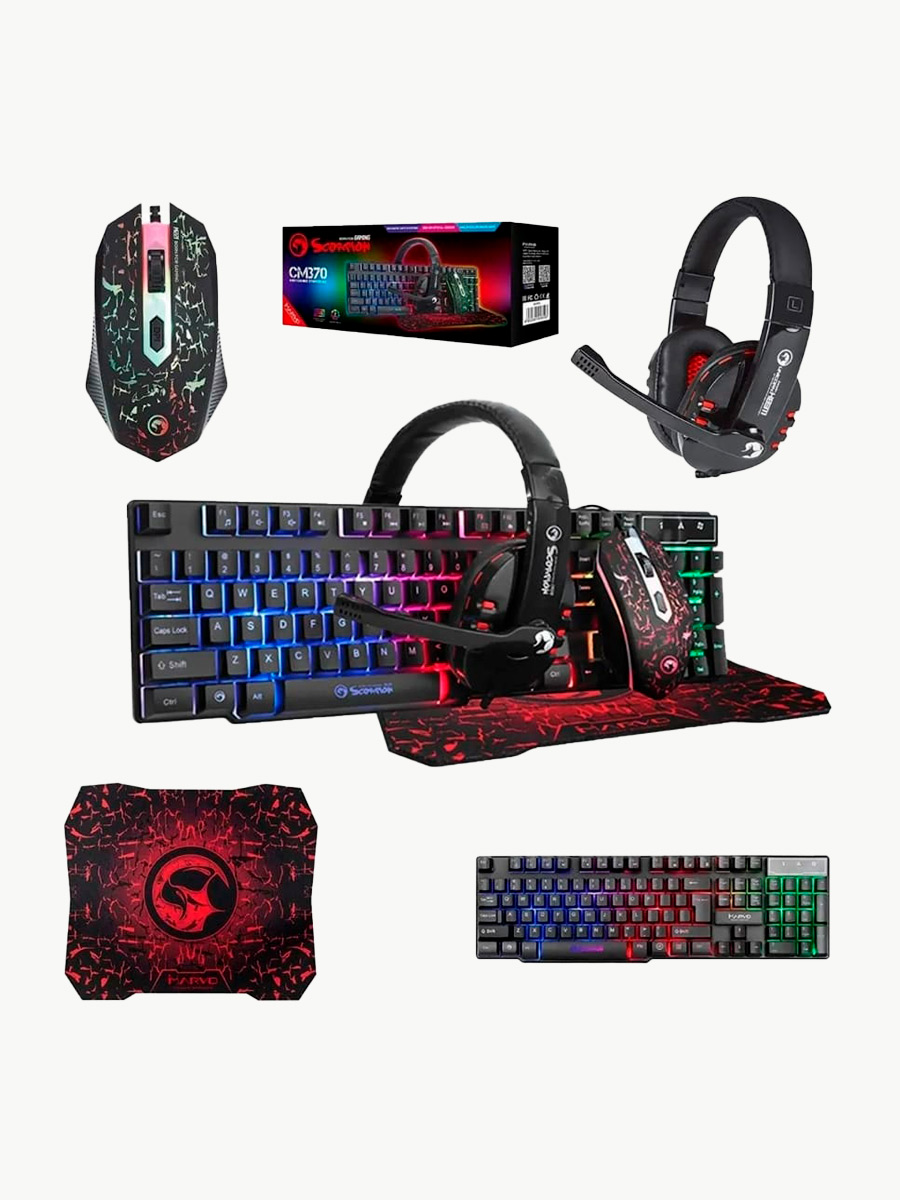 Kit 4 en 1 Scorpion CM-370 - Marvo
