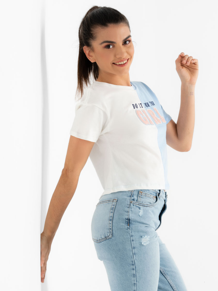 Camiseta dos tonos