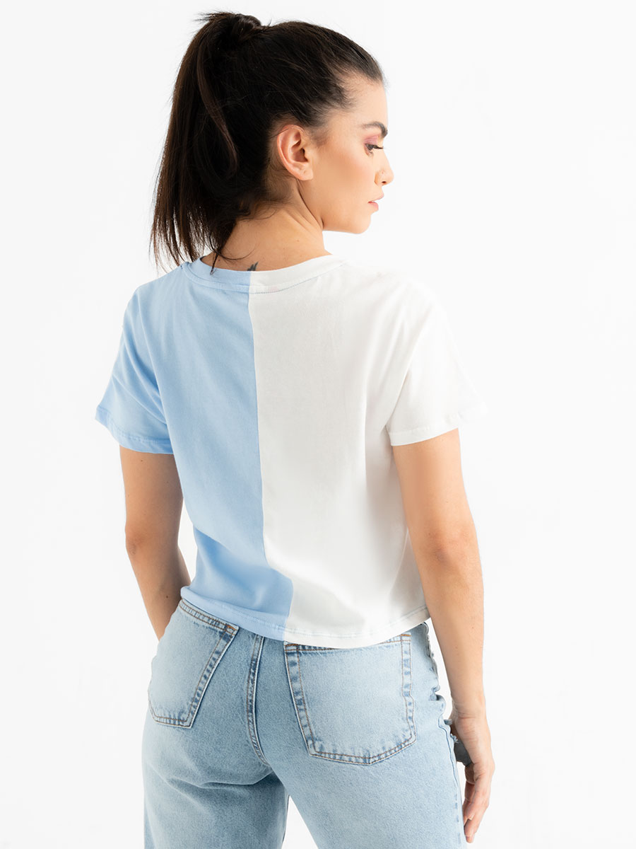 Camiseta dos tonos