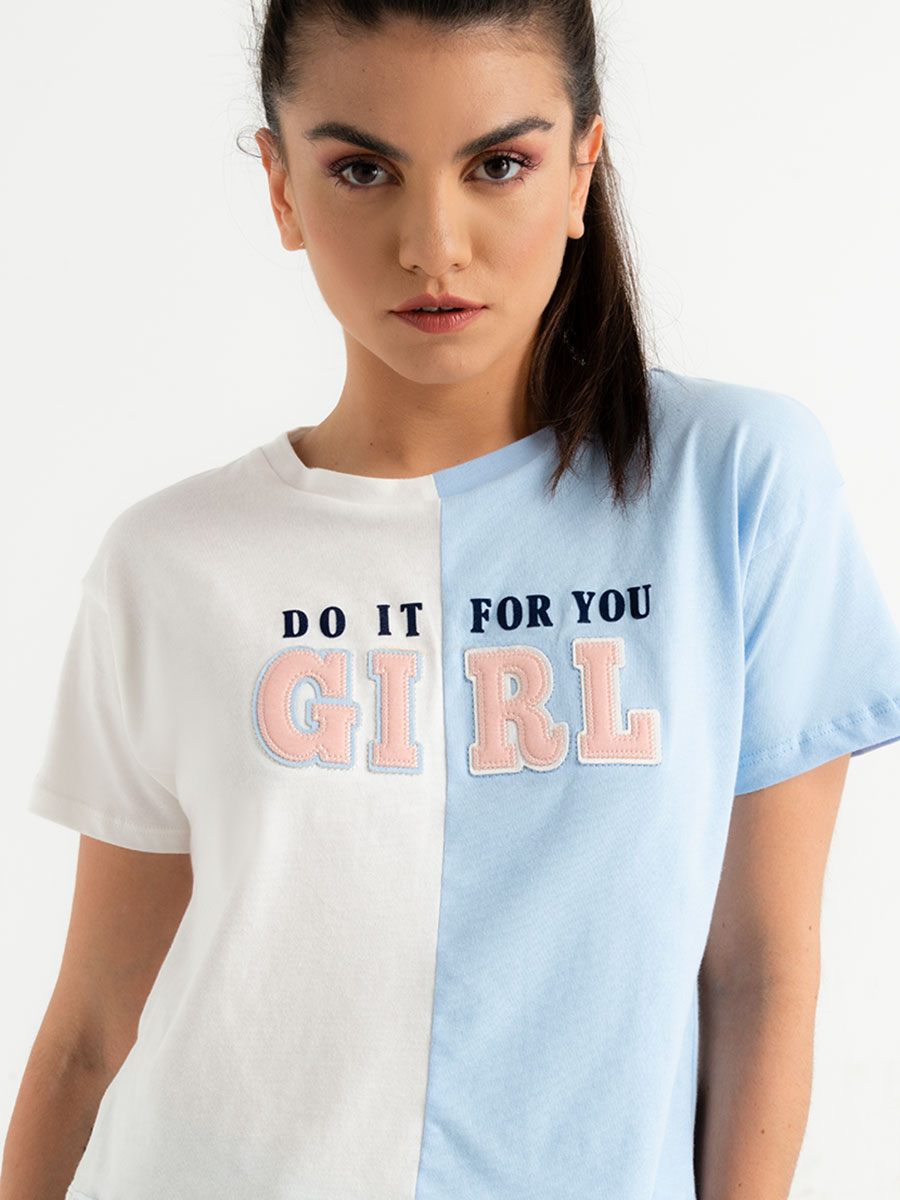 Camiseta dos tonos