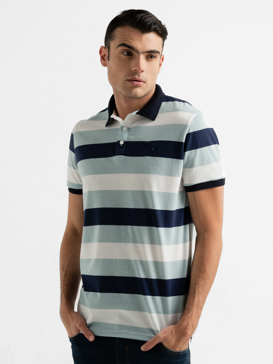 Camiseta Polo Rayas