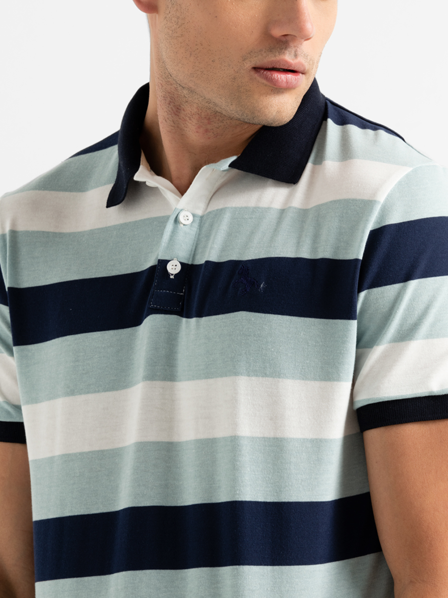 Camiseta Polo Rayas