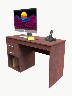 Escritorio Huron Mueble Fácil 2 Cajones| Wengue