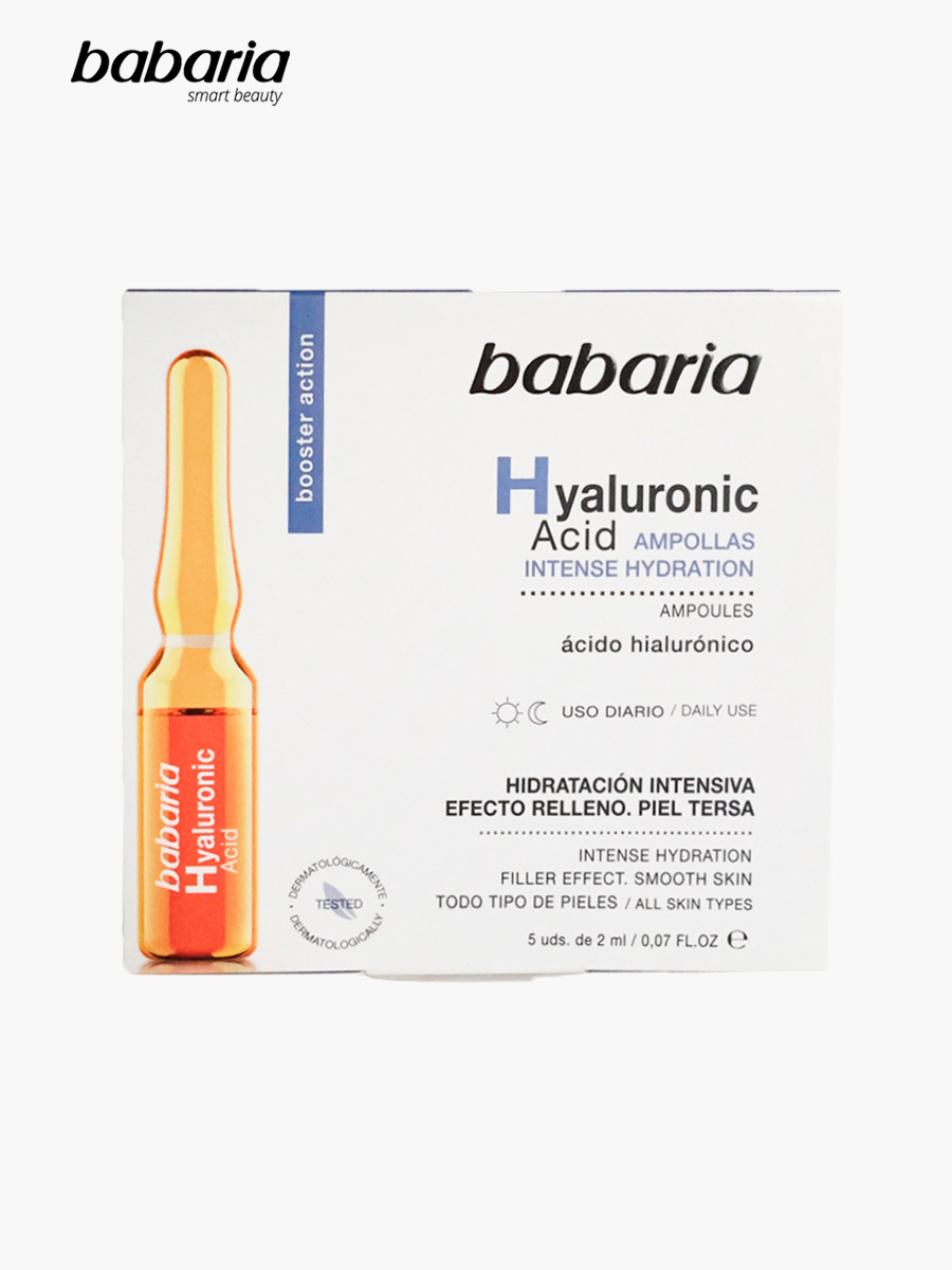 Babaria - Ampollas Hidratación Intensiva con Ácido Hialurónico